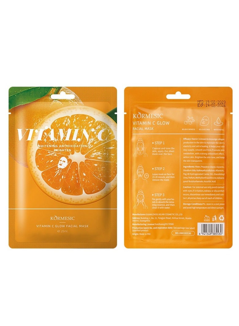 Kormesic Vitamin C Sheet Mask 5pcs  - Image 1