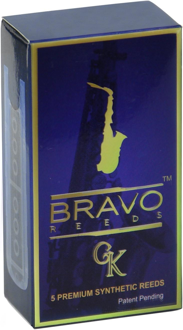 Bravo Synthetic Reeds for Alto Saxophone - Strength 3.0, Model BR-AS30 - Image 1