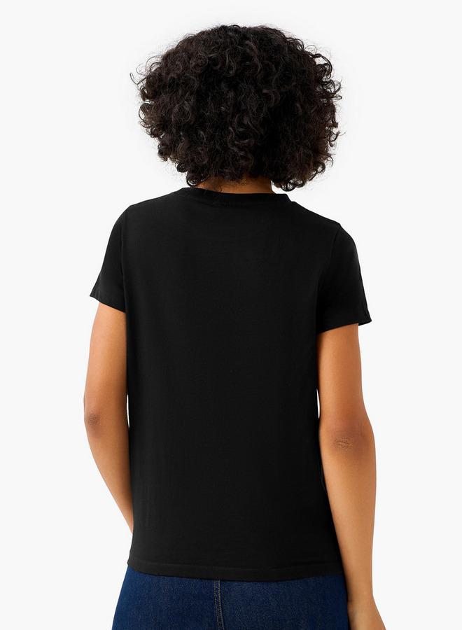 SP Characters Cotton T-shirt with Vincent Van Gogh's Sunflowers Print - Image 3