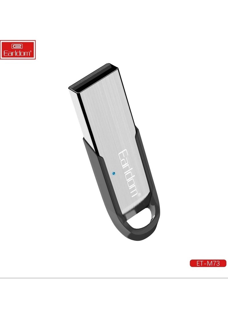 Earldom Bluetooth Audio Receiver Earldom ET-M73, USB, Silver - Image 1