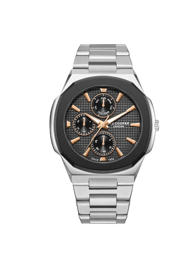 لي كوبر LEE COOPER Men Multi Function Black Smart Watch - LC08047.360
