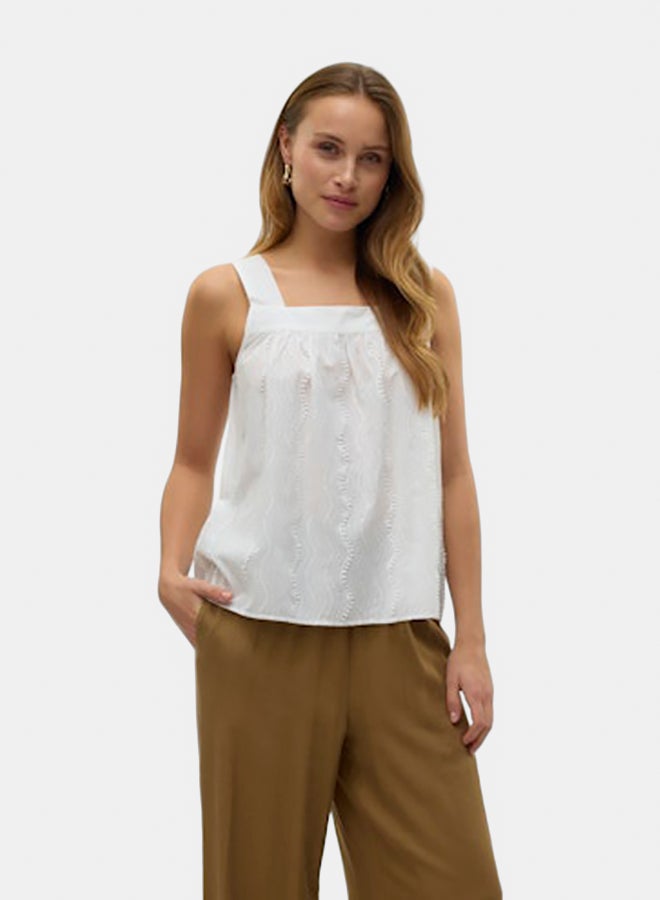 VERO MODA VERO MODA Womens Riley Cap Sleeve Top Wvn  - Image 3