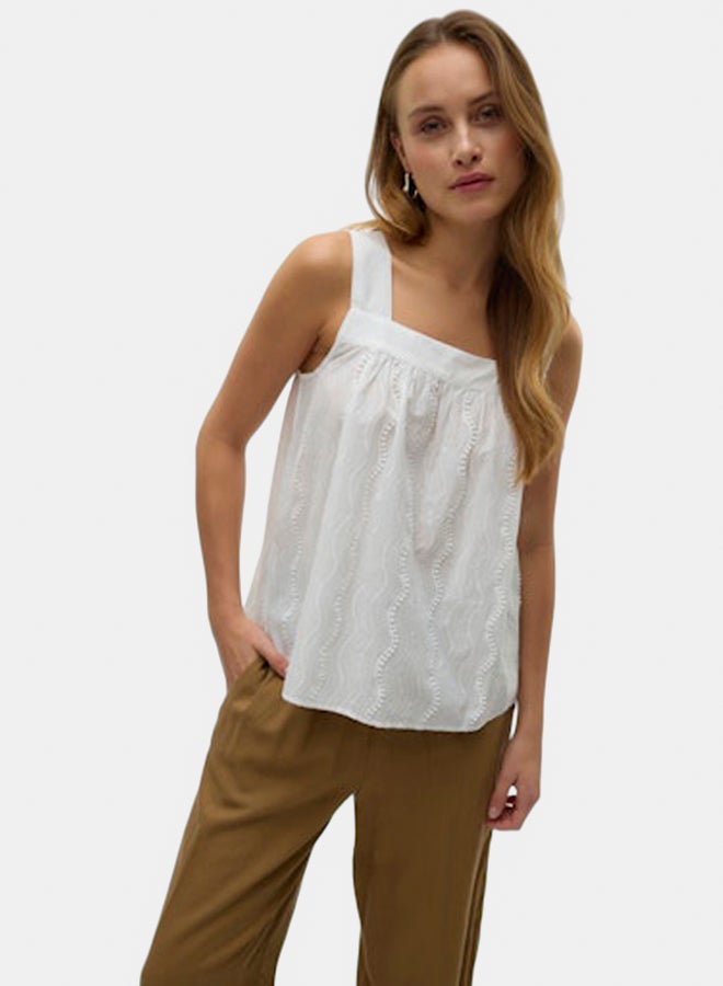 VERO MODA VERO MODA Womens Riley Cap Sleeve Top Wvn  - Image 2