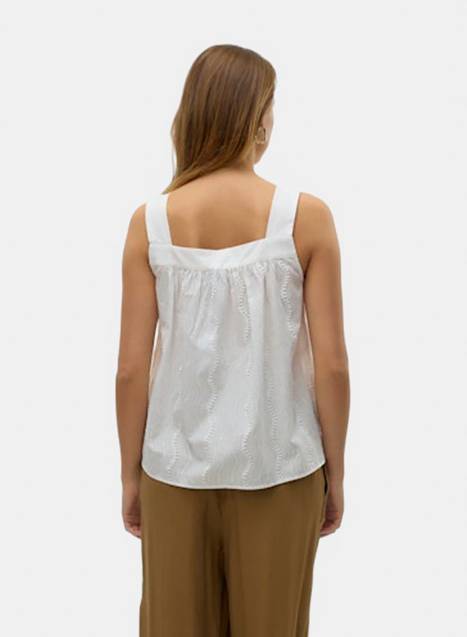 VERO MODA VERO MODA Womens Riley Cap Sleeve Top Wvn  - Image 5
