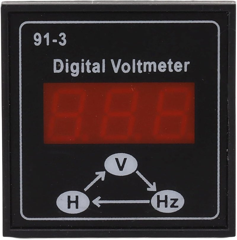 Pilipane High Accuracy 91 3 Digital Voltmeter, Mini AC Voltage Meter for Generator Accessories, Easy Installation - Image 1