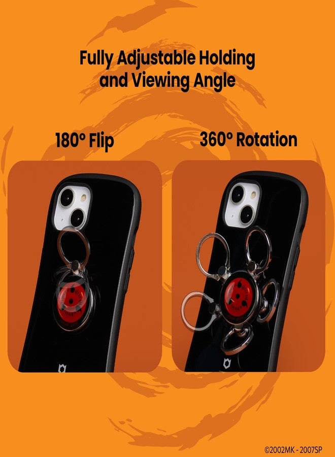 iFace Naruto Shippuden Anime Licensed Universal Smartphone Ring Holder Kickstand Accessory - Stick On Phone Stand/Hand Gripper Compatible with iPhone, Samsung Galaxy, etc. - Sharingan Symbol - Image 4