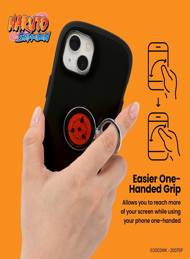 iFace Naruto Shippuden Anime Licensed Universal Smartphone Ring Holder Kickstand Accessory - Stick On Phone Stand/Hand Gripper Compatible with iPhone, Samsung Galaxy, etc. - Sharingan Symbol - Image 5