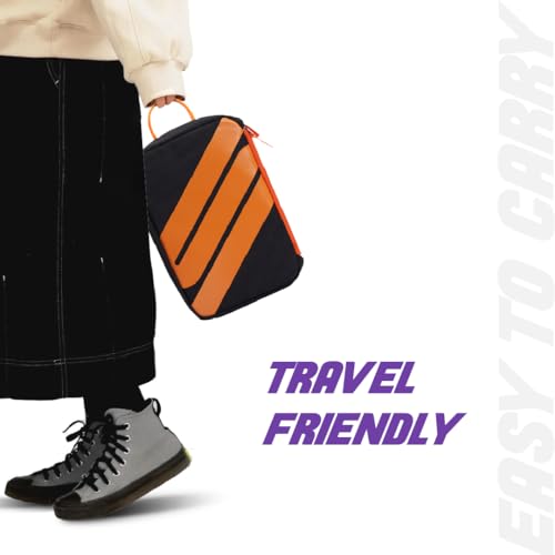 SNEAKARE Premium Shoe Bag for Travel - Shoe Bags for Travelling with Removable Crossbody Strap, Airflow Vents - Shoes Bag for Travelling with Extra Pockets - Shoes Bags for Travel (Upto UK12) - Image 4