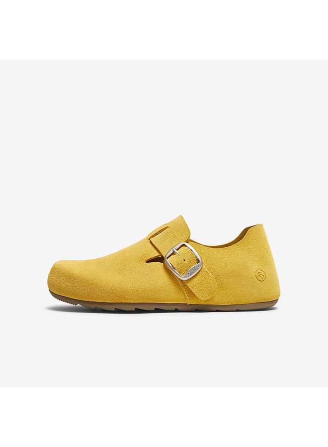 Basto 25 Autumn Birkenstock Style Fashion Retro Casual Women's Flats D3375cm5 Yellow Size 36 - Image 1
