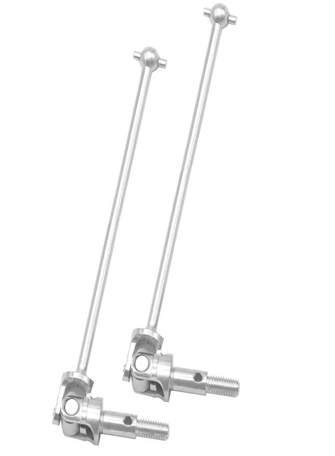 Vgoohobby 2Pcs Universal Shaft Drive Joint Upgrade Part 108015 Compatible with HSP Redcat Volcano Epx/epx PRO 1/10 RC Car Monster Truck 94111 94108 (Silver) - Image 4