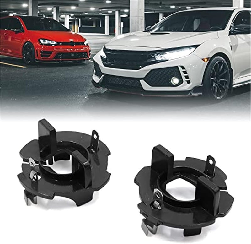 QASULER H7 LED Headlight Bulb Holder Adapter Base - Image 4