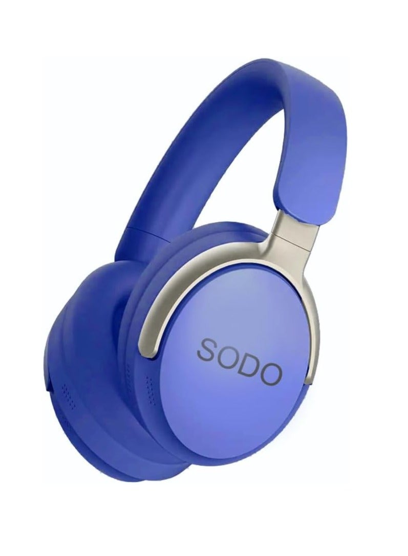 سودو سماعة الرأس SD-1103 اللاسلكية ستيريو فوق الأذن مع ميكروفون ازرق - Image 1