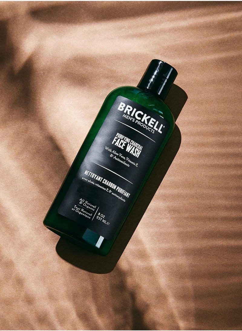 Brickell Men's Purifying Charcoal Face Wash for Men, Natural and Organic Daily Facial Cleanser, 8 Ounce, Scented - pzsku/ZA5CAD80D43D8DA43E90BZ/45/_/1739541910/8c541f90-230d-4ab7-8e20-894f460b3cf4