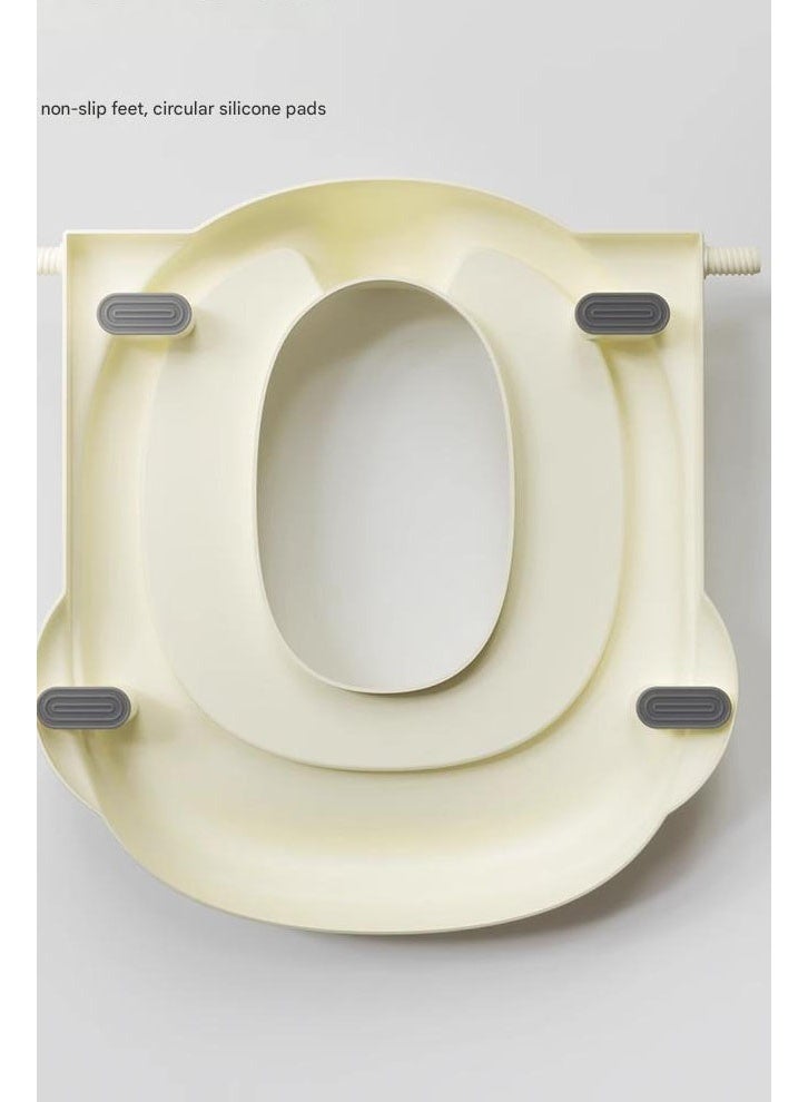 ZCM-HAPPY Toilet Ladder [2-in-1] Silver Moon Gray PVC Cushion With Ladder Ajustable - Image 5