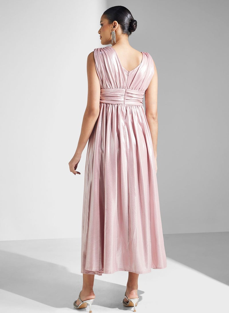 Ella Limited Edition Sleeveless Pink Gown Dress  - Image 2