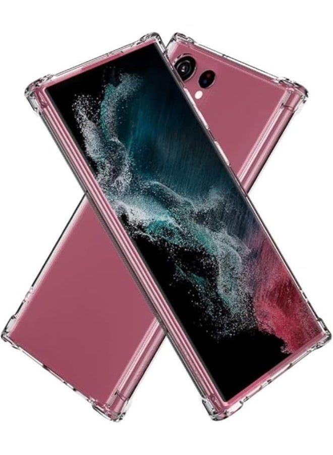 بروماس غطاء شفاف لهاتف سامسونج جالاكسي S22 ألترا – واقٍ ضد الصدمات بتصميم نحيف، حماية من الاصفرار، حواف TPU مرنة، مقاوم للخدوش - Image 5