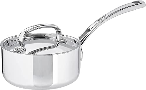 Cuisinart FCT1914 French Classic TriPly Stainless 1Quart Saucepan with Cover - Image 3