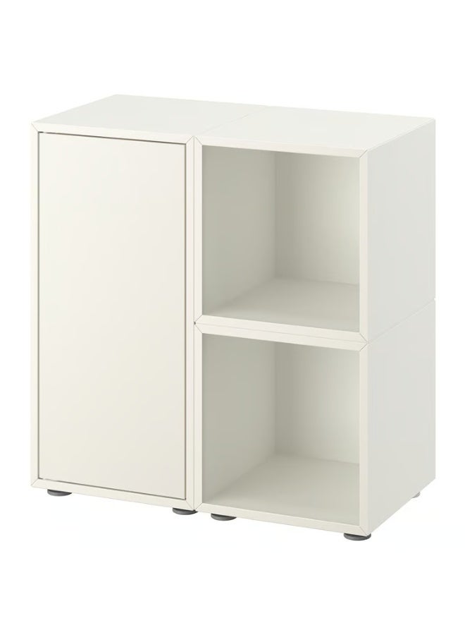IKEA (IKEA) خزانة متعددة الاستخدامات بقاعدة، لون أبيض، 70×35×72 سم - Image 1