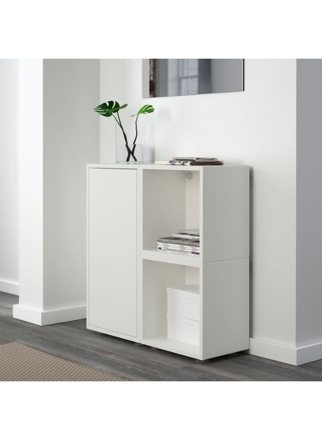 IKEA (IKEA) خزانة متعددة الاستخدامات بقاعدة، لون أبيض، 70×35×72 سم - Image 3