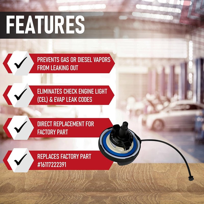 AA Ignition غطاء خزان الوقود البديل من AA Ignition لسيارات BMW و Mini - متوافق مع عدة طرازات - Image 2