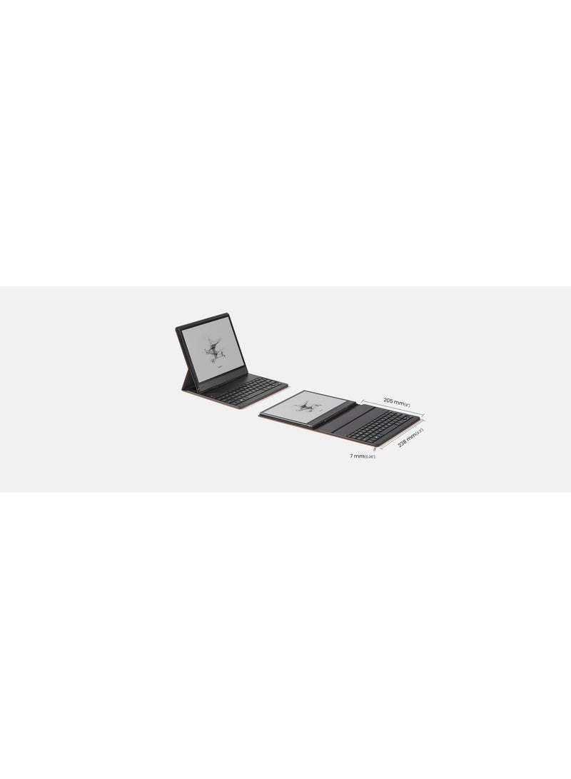 BOOX Magnetic Keyboard Cover for Note Air5 C Full Keyboard with USB-C Pass-Through Charging – Slim Magnetic Design with Detachable Flap & 51 Language Layouts - Image 5