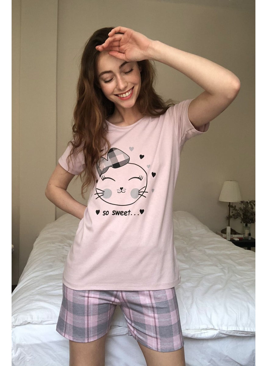 trendyol - Graphic T-Shirt & Shorts Set - Image 1