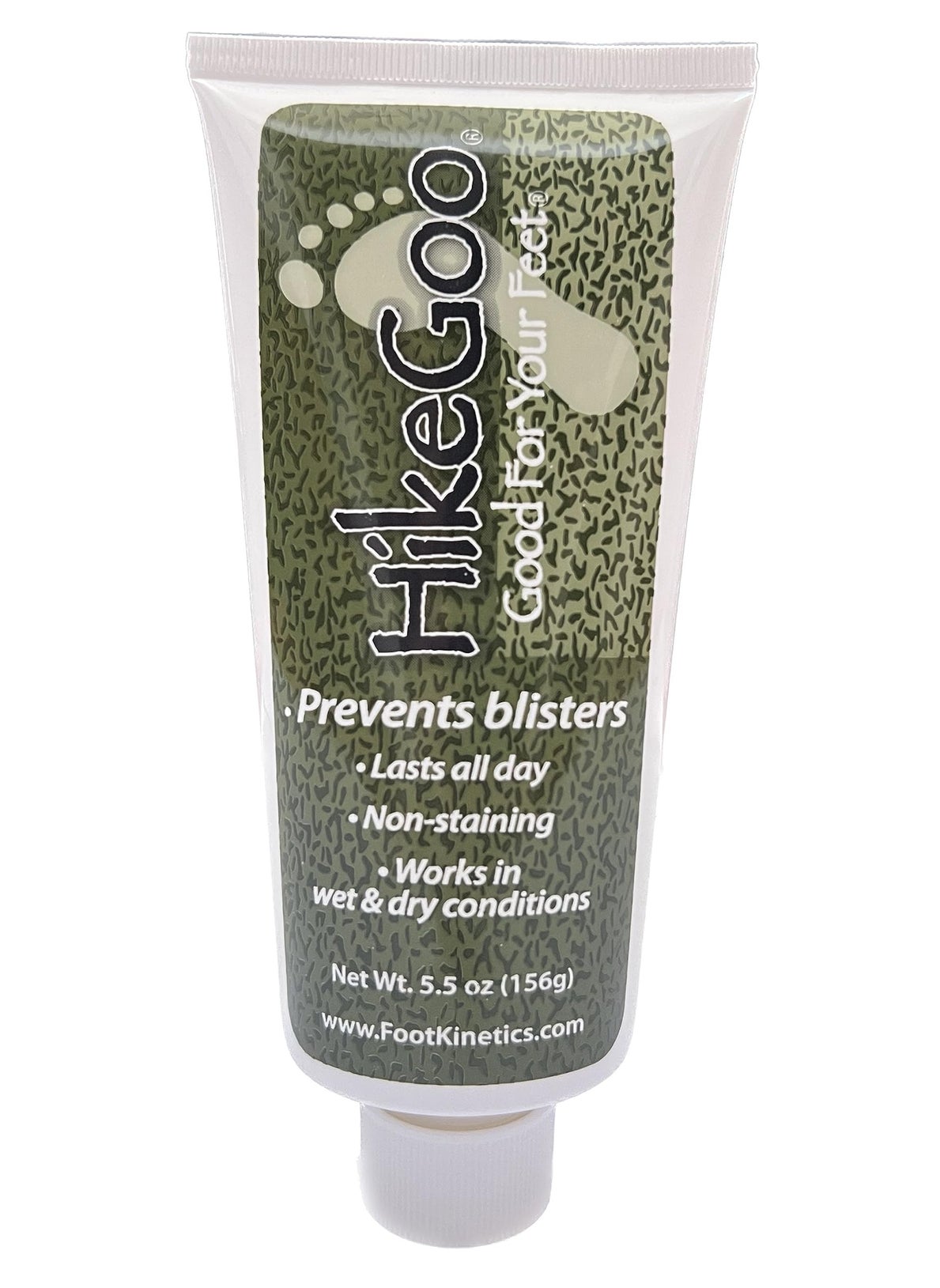 Foot Kinetics HikeGoo Blister Prevention Cream Specifically Formulated for Feet (5.5 oz) 