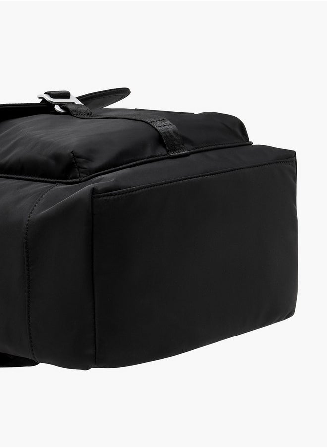 Lee Cooper Solid Backpack with Zip Closure and Adjustable Strap - 12x30x45 cm  - Image 5