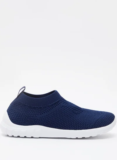 داش Boys Textured Slip-On Sports Shoes