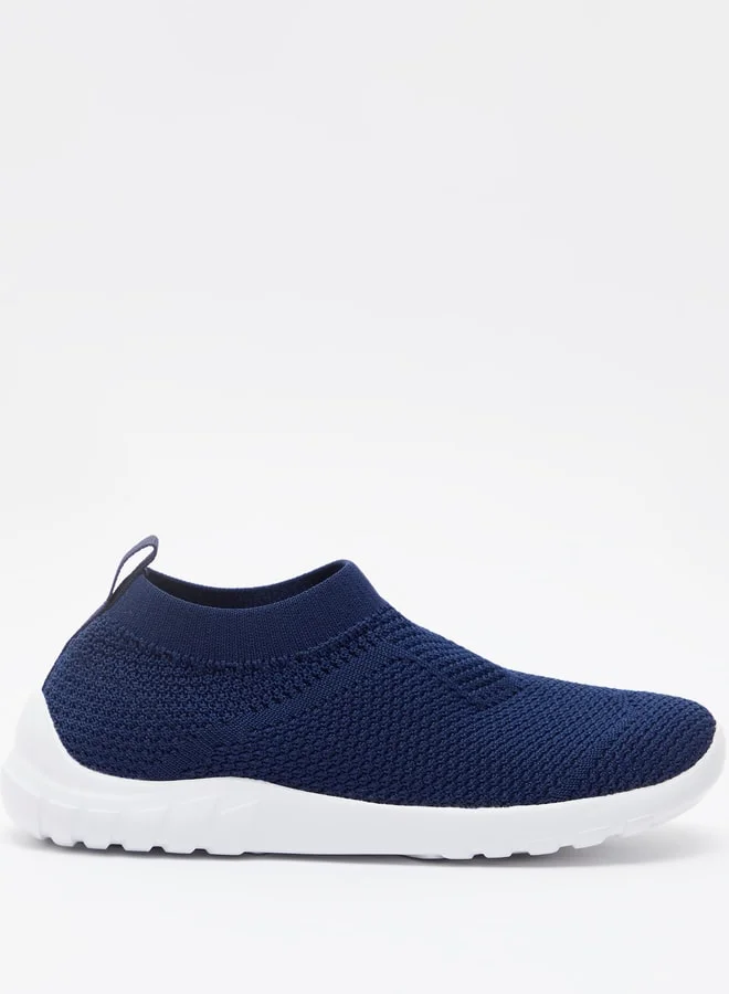 Dash Boys Textured Slip-On Sports Shoes
