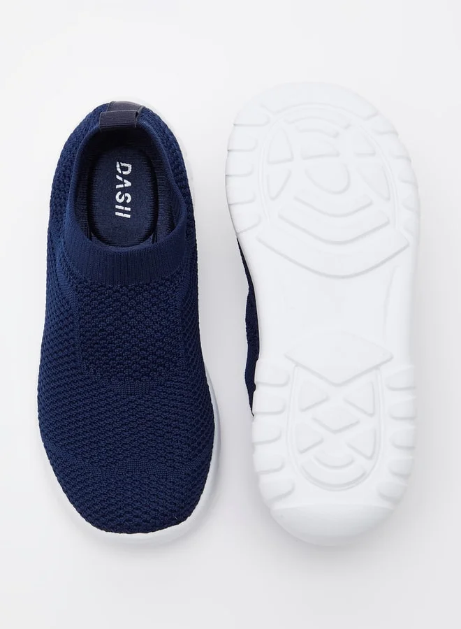 Dash Boys Textured Slip-On Sports Shoes