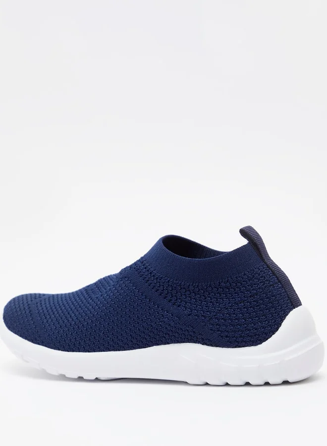Dash Boys Textured Slip-On Sports Shoes