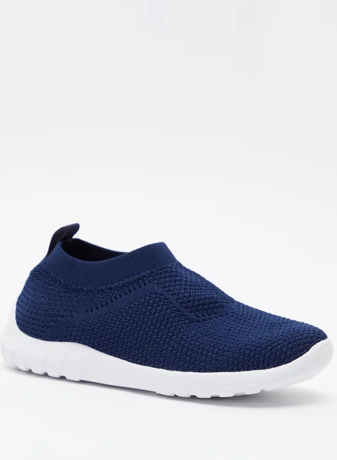 Dash Boys Textured Slip-On Sports Shoes