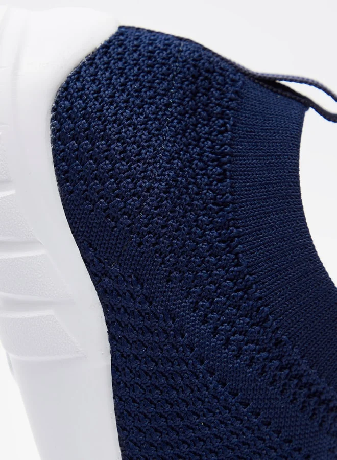 Dash Boys Textured Slip-On Sports Shoes