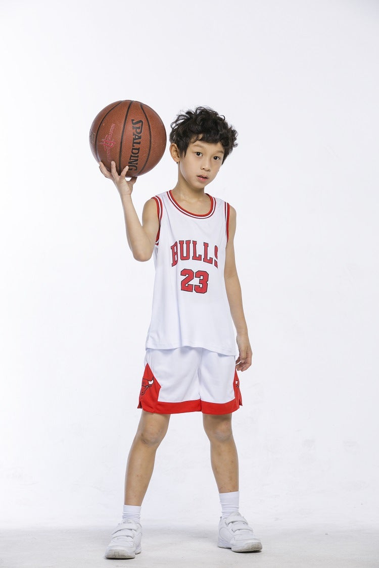 Factory Bull Children'S Clothing 23 Basketball Suit Kindergarten Baby Children'S Performance Clothes Primary School Jersey - Image 1