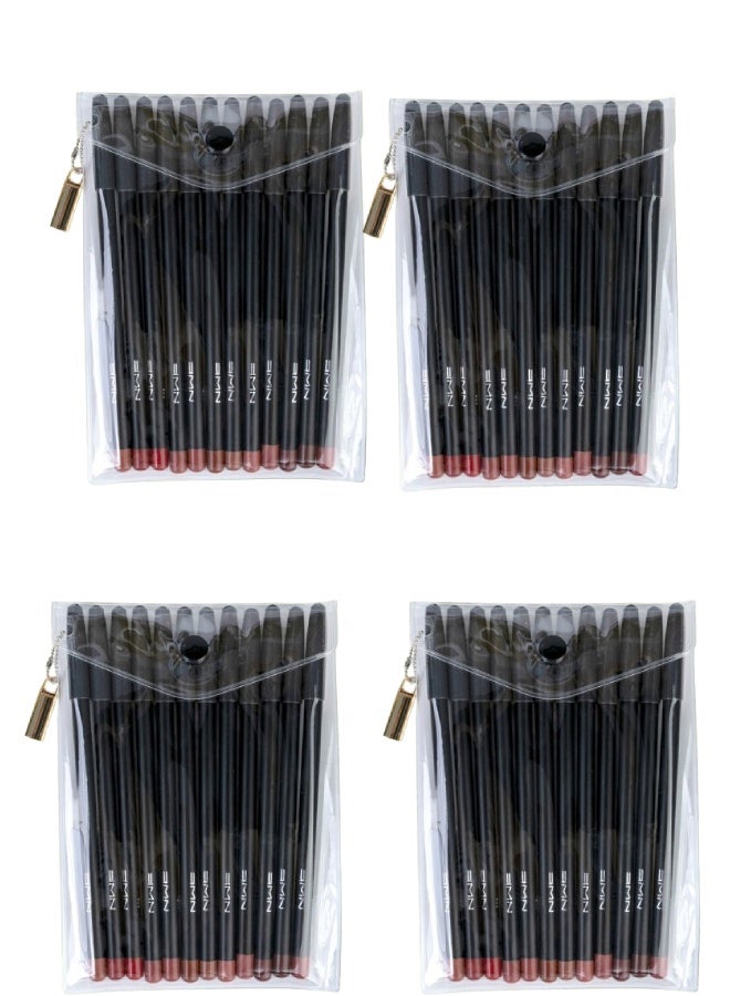 NWK 4 Sets Multicolour Lip Liner 12 Pieces - Image 1