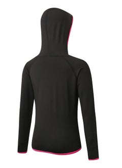 Loquat Women Quick Dry Breathable Elastic Coat Black/Red  - Image 2
