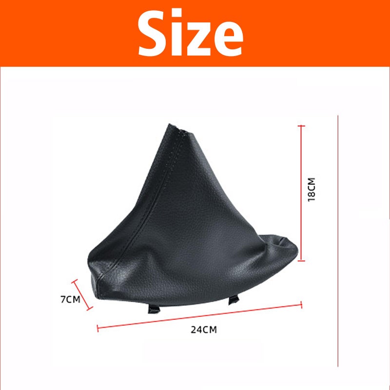 Right Hand Drive Black Carbon Look Handbrake Boot For BMW 3 Series E90 E91 E92 E93 2005 2011 - Image 3
