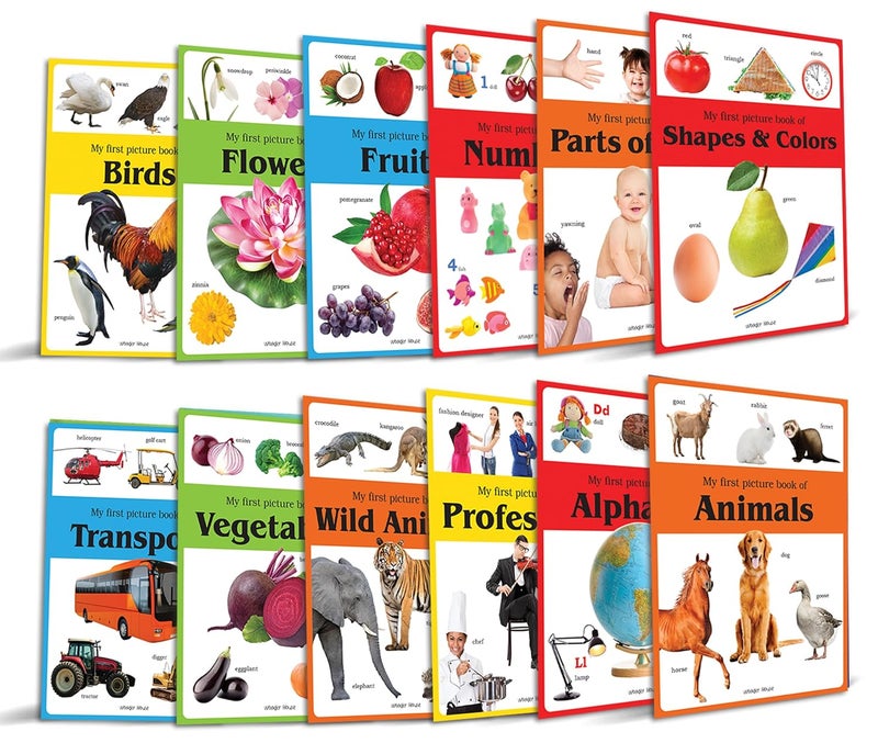 Early Learning Picture Books : Pack of 12 Picture Books for Kids - Image 1