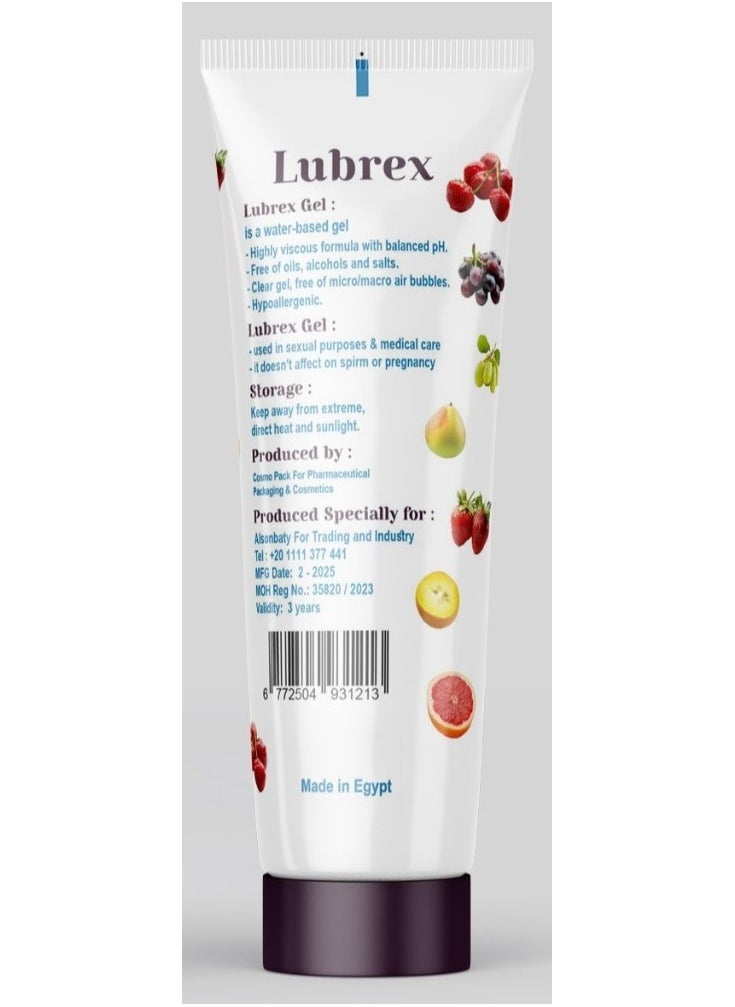 Lubrex lubrex lubricant gel tropical fruit 100 GM  - Image 3
