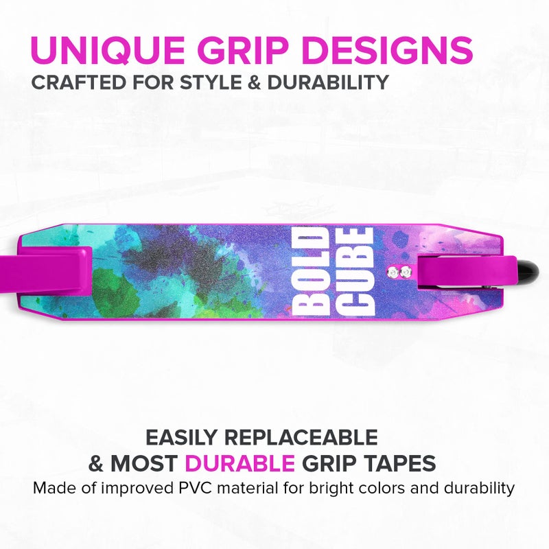 BOLDCUBE Stunt Scooter for Kids Ages 6-12 8-12 Years | Freestyle Pro 360° | Aluminium Deck | ABEC 7 | Micro Crystalized Deck - Image 2