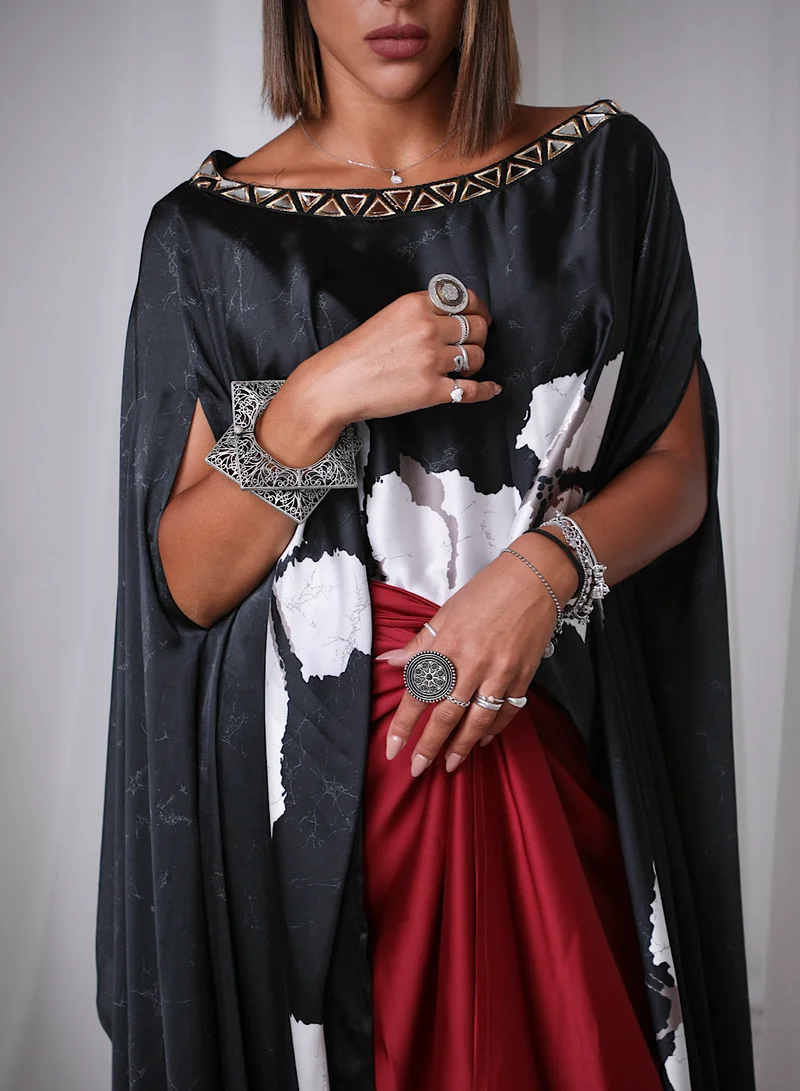 إكستاسي Drape skirt set
