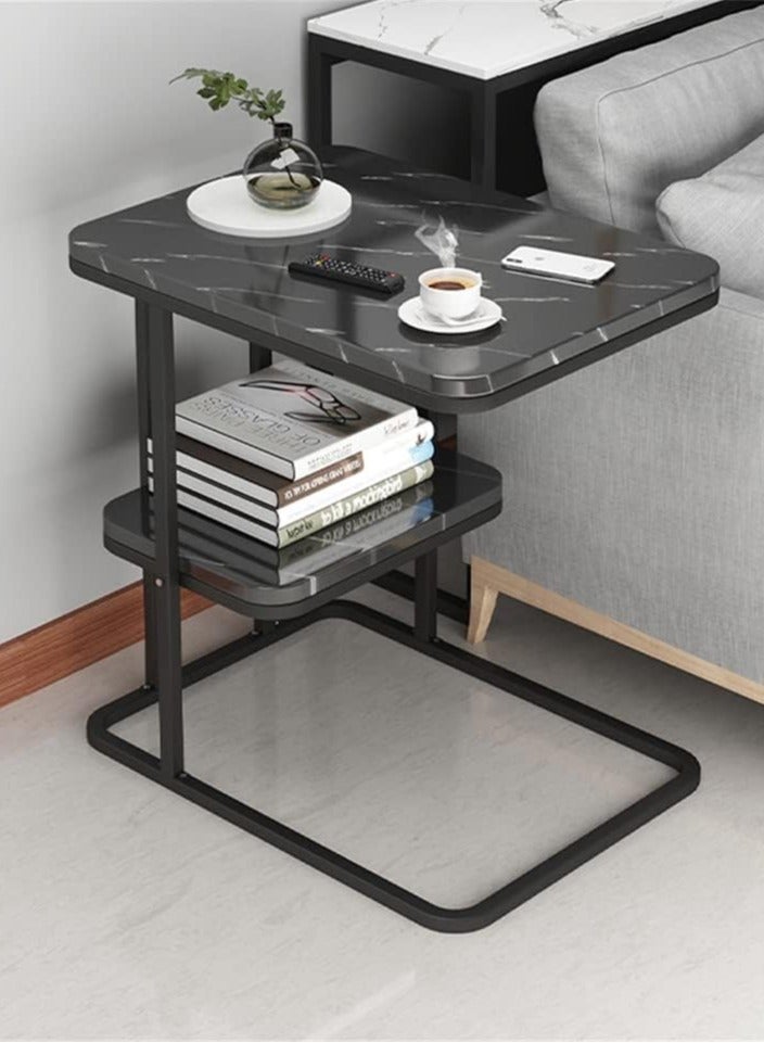 DubaiGallery Living Room Tables Tea Table, Living Room, Household Sofa, Tables, Light and Simple Tea Table, Small Tea Table, Small House, Small Glass Table - Image 2