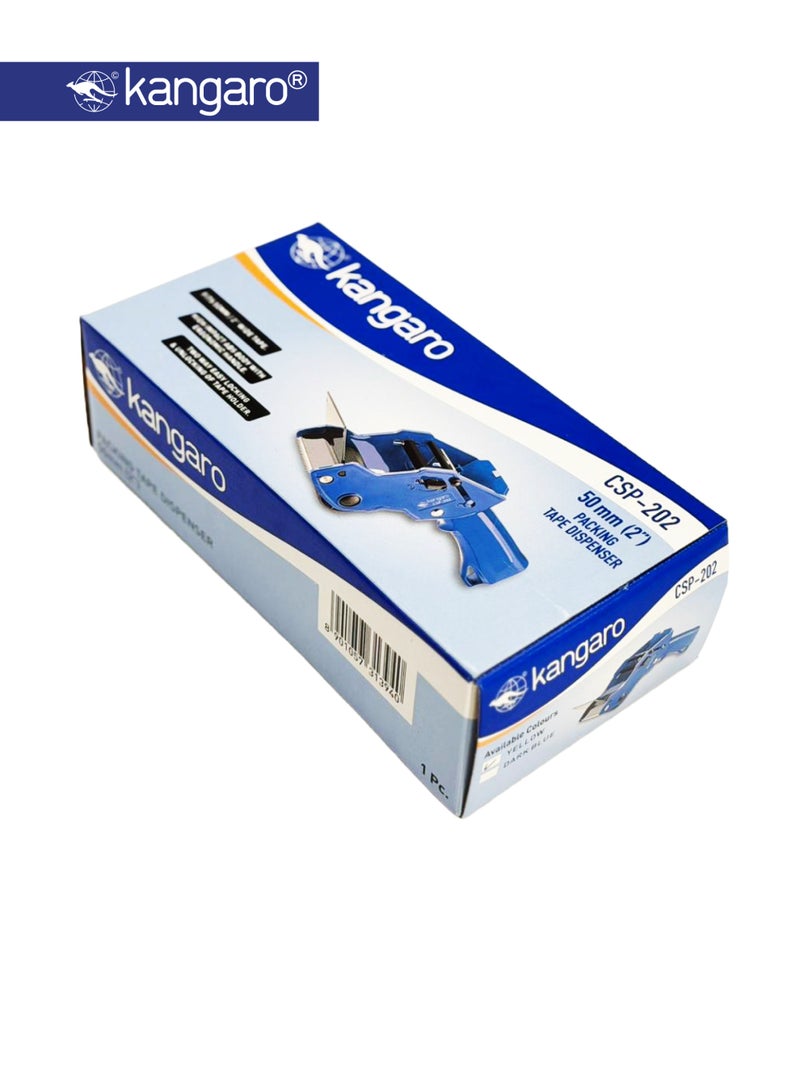 Kangaro Packing Tape Dispenser 50mm, Handheld Carton Sealing Gun with Cutter - Image 5