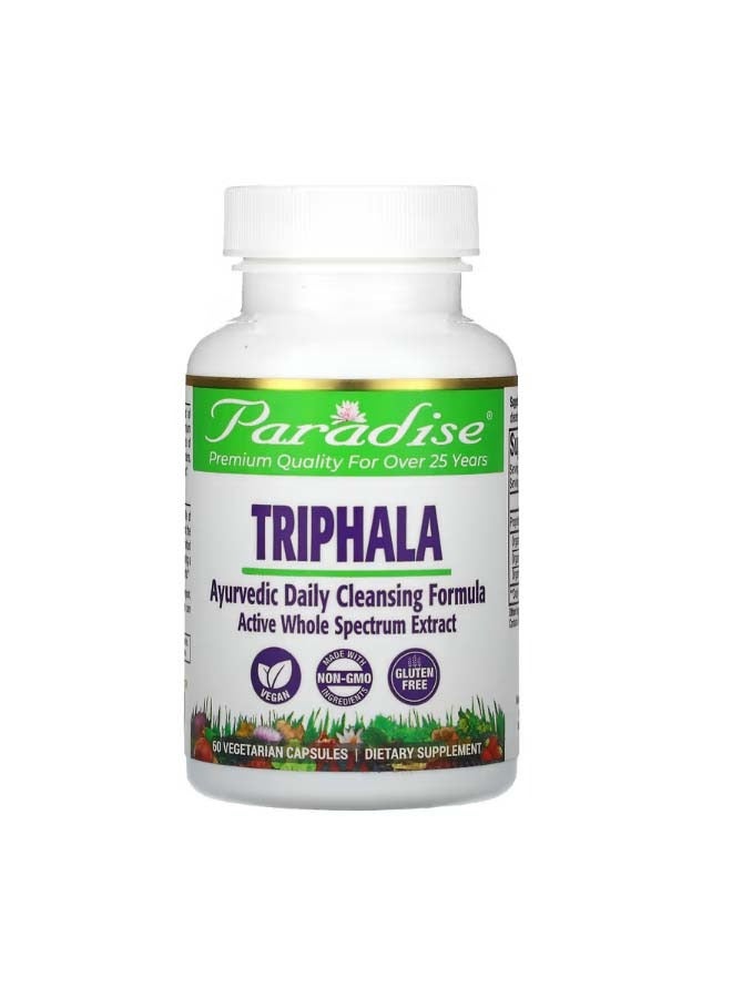 بارادايس هيربس Triphala 60 Vegetarian Capsule - Image 1
