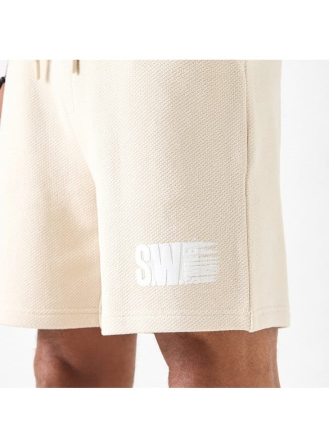 SP Characters SmileyWorld Detail Regular Fit Shorts with Drawstring Closure  - Image 1