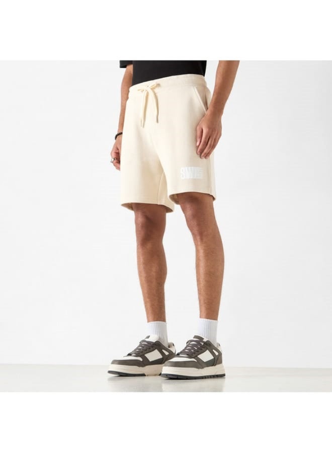 SP Characters SmileyWorld Detail Regular Fit Shorts with Drawstring Closure  - Image 4