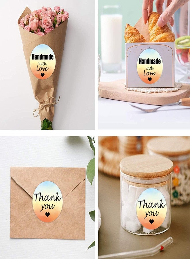 SMARSTICKER 2 inch Direct Thermal Stickers Gradual Change Round Circle Thermal Color-Code Dot Self-Adhesive Multi-Purpose Thermal Labels Printer for DIY Barcode,Business,Address,Name Gift Tags 500 pcs - Image 5