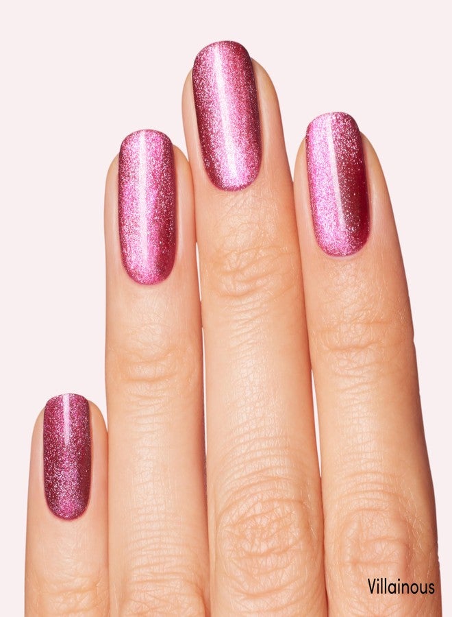 Dashing Diva One Gel Magnetic Mega Bundle - One Gel Magnetic Starter Kit in Villainous, Top Coat and Magic Off Nail Polish Remover - Manicure Set includes LED Lamp and Power Magnet - Image 2