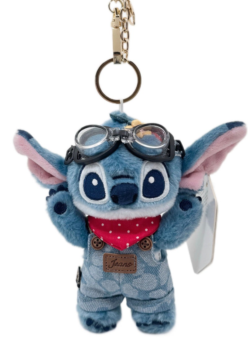 STITCH قلادة ستش سلسلة الرسوم المتحركة اللطيفة قلادة حقيبة ظهر لطيفة قلادة موضة صغيرة